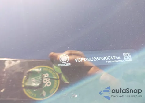 2023 Fisker Ocean One из США, поврежденный, VIN VCF1ZBU26PG004234